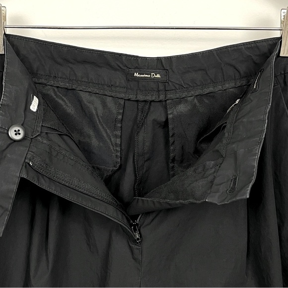 Massimo Dutti Pleated Trousers. Black. Size: 2. #713 - Picture 7 of 11